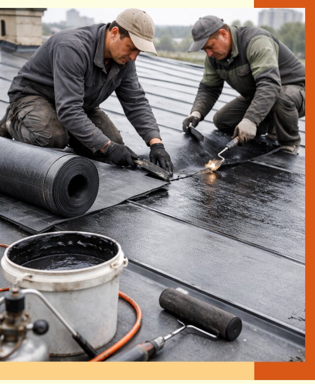 Гидроизоляция фальцевой кровли в Чехове от 7625 руб. под ключ | ТепломастерЧхв