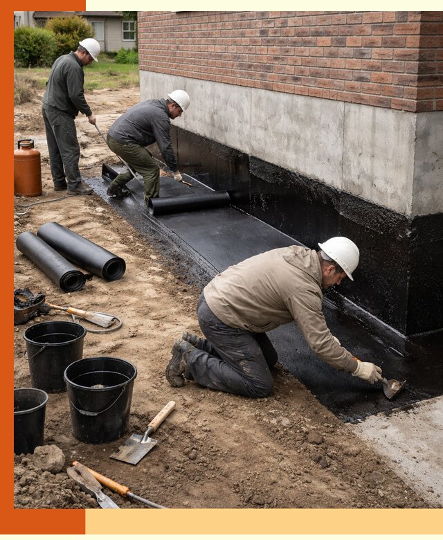 Гидроизоляция фундамента в Чехове: надежная защита строений