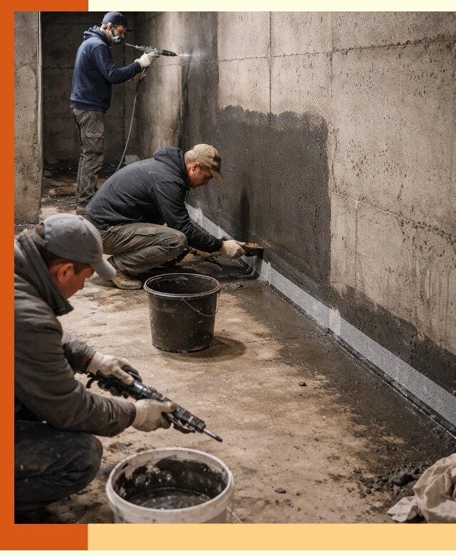 Гидроизоляция подвала в Чехове — комплексная защита от влаги