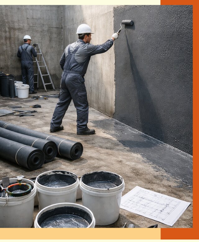 Гидроизоляция резервуара в Чехове от 122004 руб. под ключ | ТепломастерЧхв