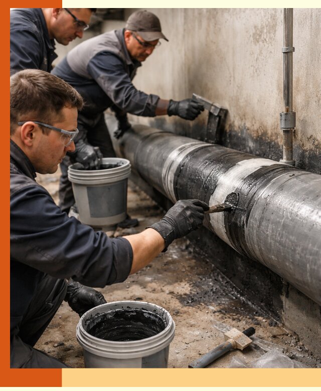 Гидроизоляция труб в Чехове — защита и герметизация коммуникаций