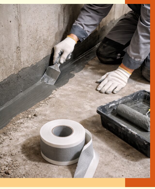 Гидроизоляция швов и герметизация стыков в Чехове от 1271 руб. | ТепломастерЧхв