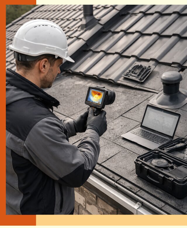 Тепловизионное обследование кровли в Чехове для выявления дефектов