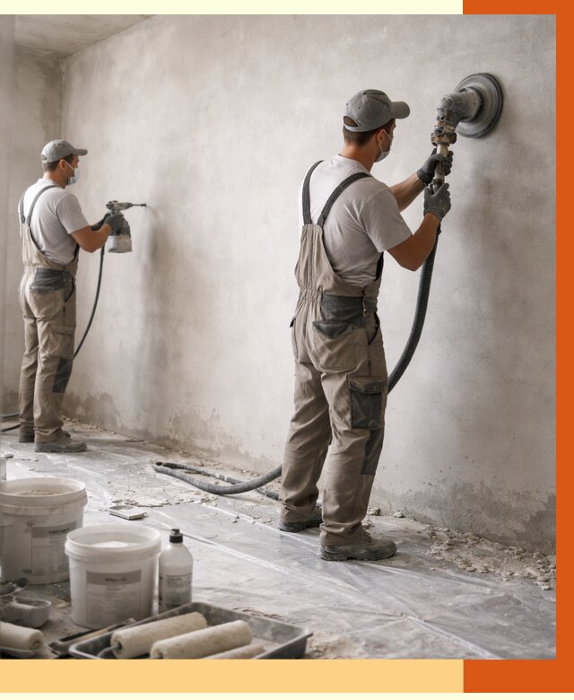 Подготовка поверхности под напыление в Чехове от 1220 руб. — ТепломастерЧхв