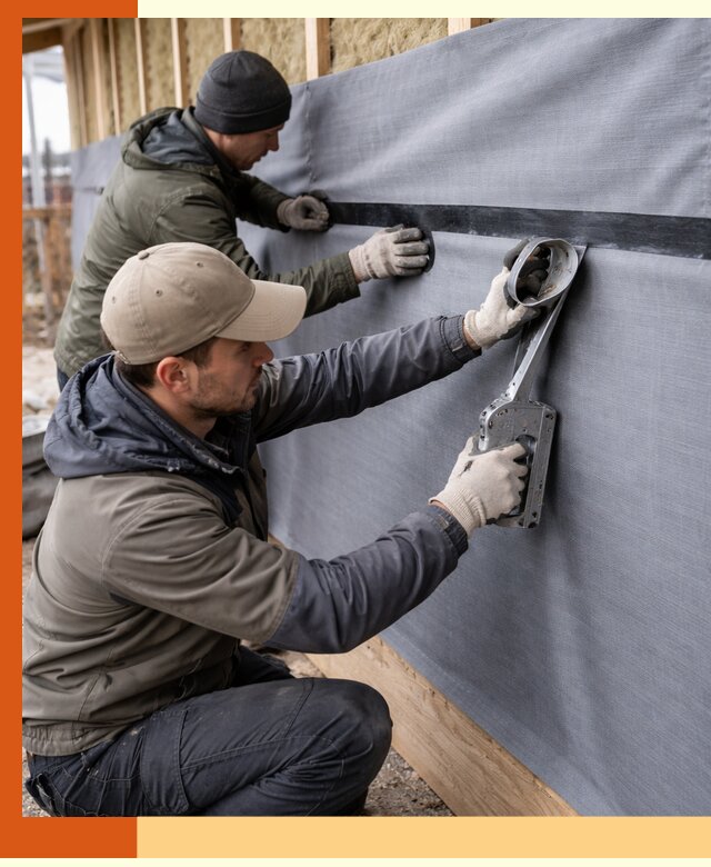 Монтаж ветроизоляции зданий и конструкций в Чехове