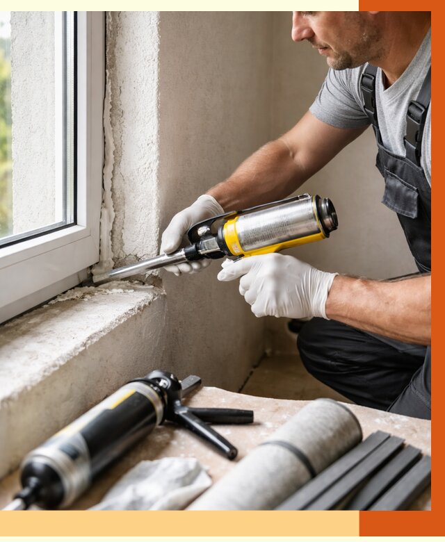 Герметизация стыков и примыканий в Чехове от 1220 руб. под ключ | ТепломастерЧхв