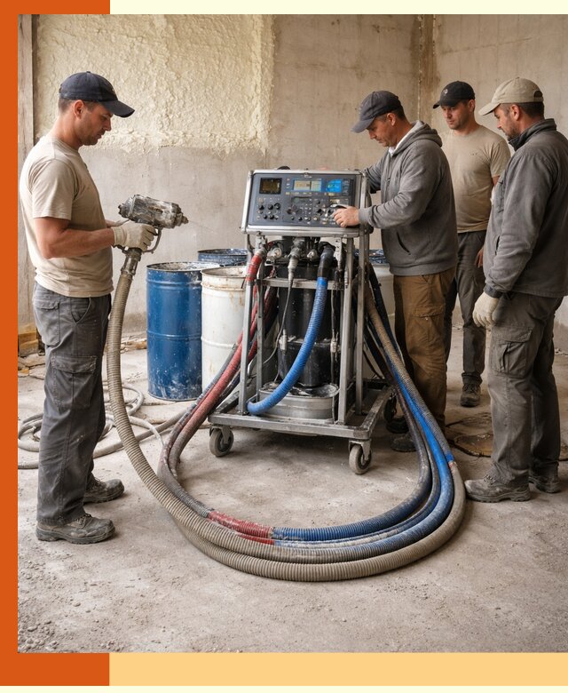 Аренда установки для напыления ППУ в Чехове на выгодных условиях